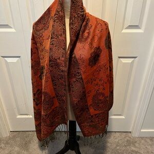 Pashmina 55% Pashmina 45% silk scarf